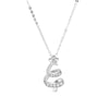 Spiral Christmas Tree Necklace | 925 Sterling Silver + 5A Zircon - Festive Elegance with Adjustable 45-50cm Chain