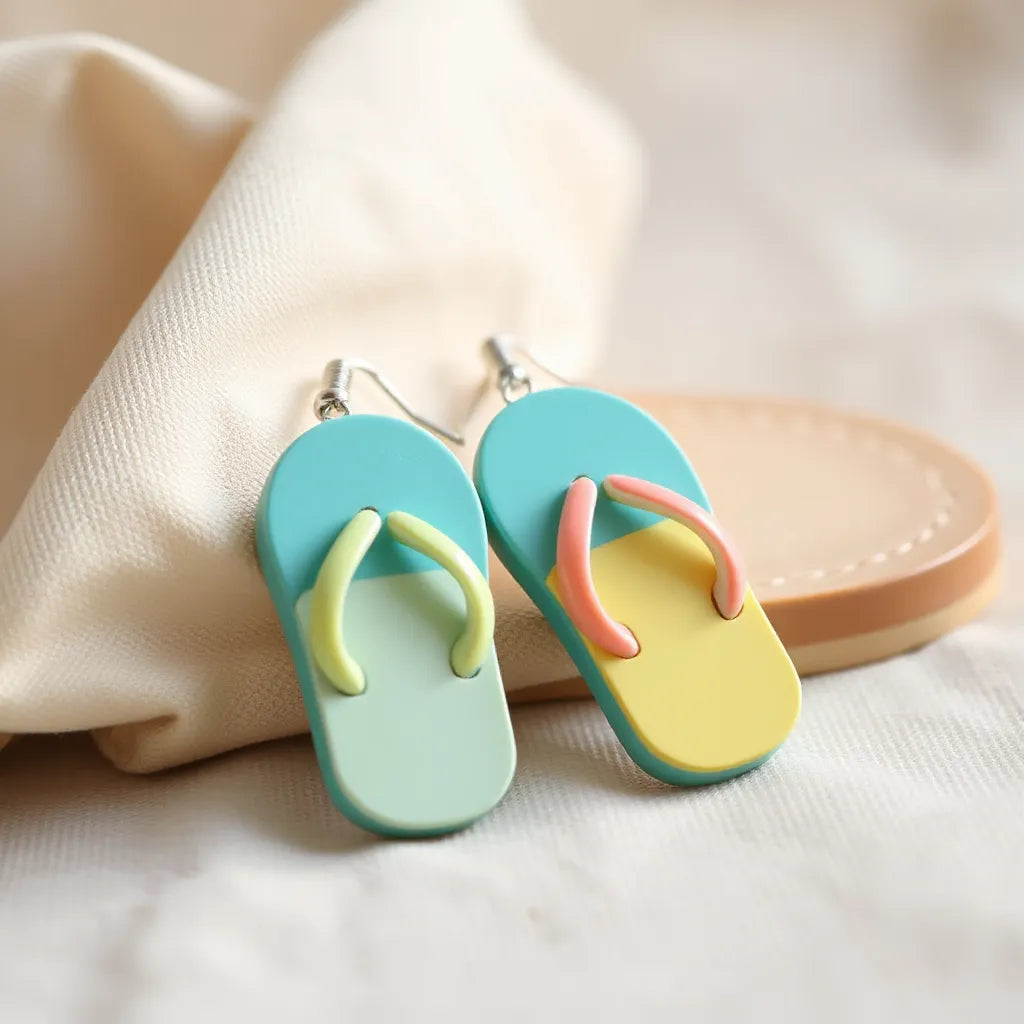Colorful Flip-Flop Earrings: Style Tips for Every Day - Aruary Studio ｜ Artisanal Jewelry