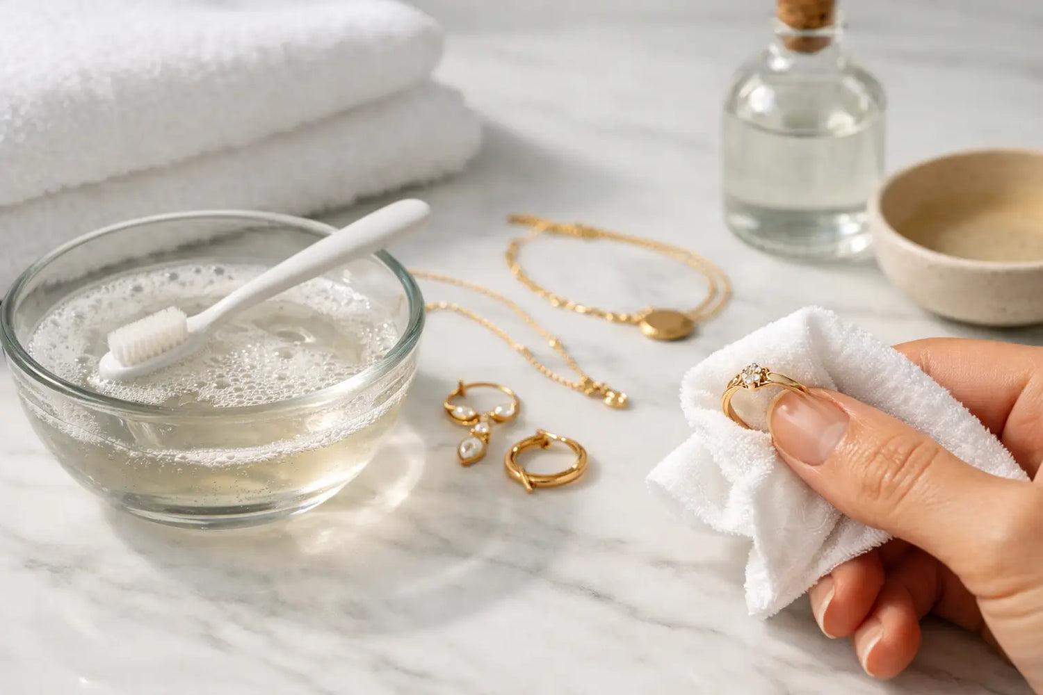 How to Clean Gold Vermeil Jewelry Safely