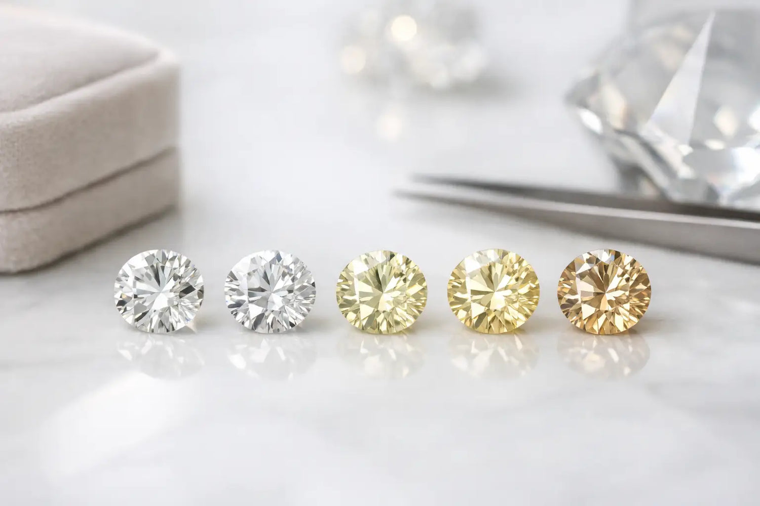 An Elegant Guide to Moissanite Color Grades