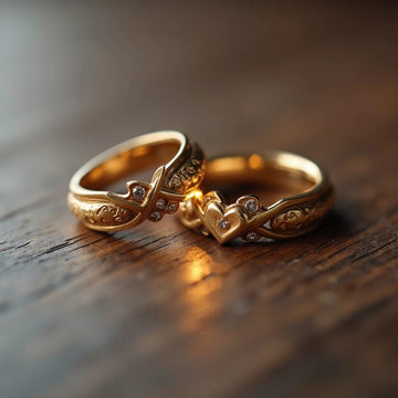 Heart-Shaped Couple Rings: Symbolism, Styles, Care - Aruary Studio ｜ Artisanal Jewelry