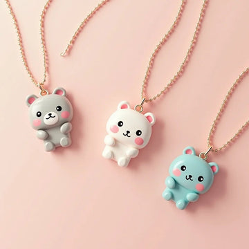 Kawaii Animal Pendants Cute Charms for Playful Style - Aruary Studio ｜ Artisanal Jewelry
