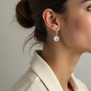 Timeless 925 Sterling Silver Earrings for Everyday Elegance - Aruary Studio ｜ Artisanal Jewelry