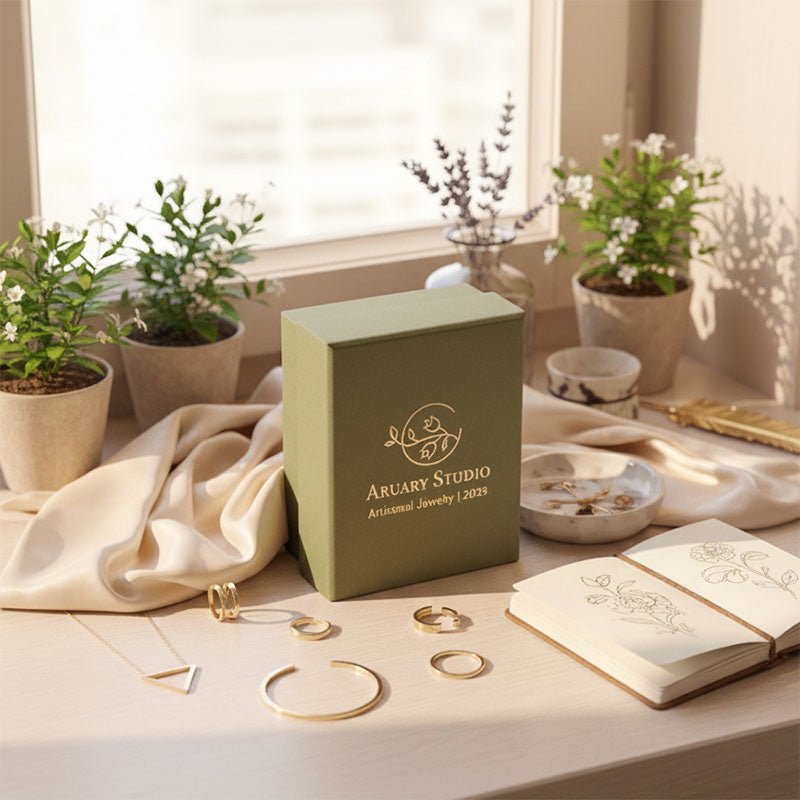 18K Gold Plated Heart of the Sea Necklace - Minimalist Blue Sapphire Pendant for Women - Elegant Jewelry Gift - Aruary Studio ｜ Artisanal Jewelry