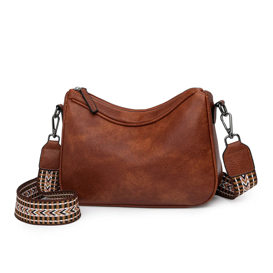 Aruary Studio ｜ Artisanal Jewelry 2025 Minimalist Pillow Shoulder Bag - Wide Strap Crossbody Purse for Women | Solid Color Cylinder Bag