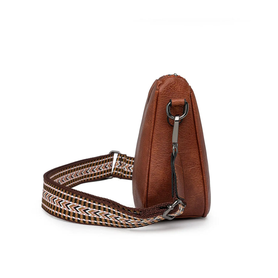 Aruary Studio ｜ Artisanal Jewelry 2025 Minimalist Pillow Shoulder Bag - Wide Strap Crossbody Purse for Women | Solid Color Cylinder Bag