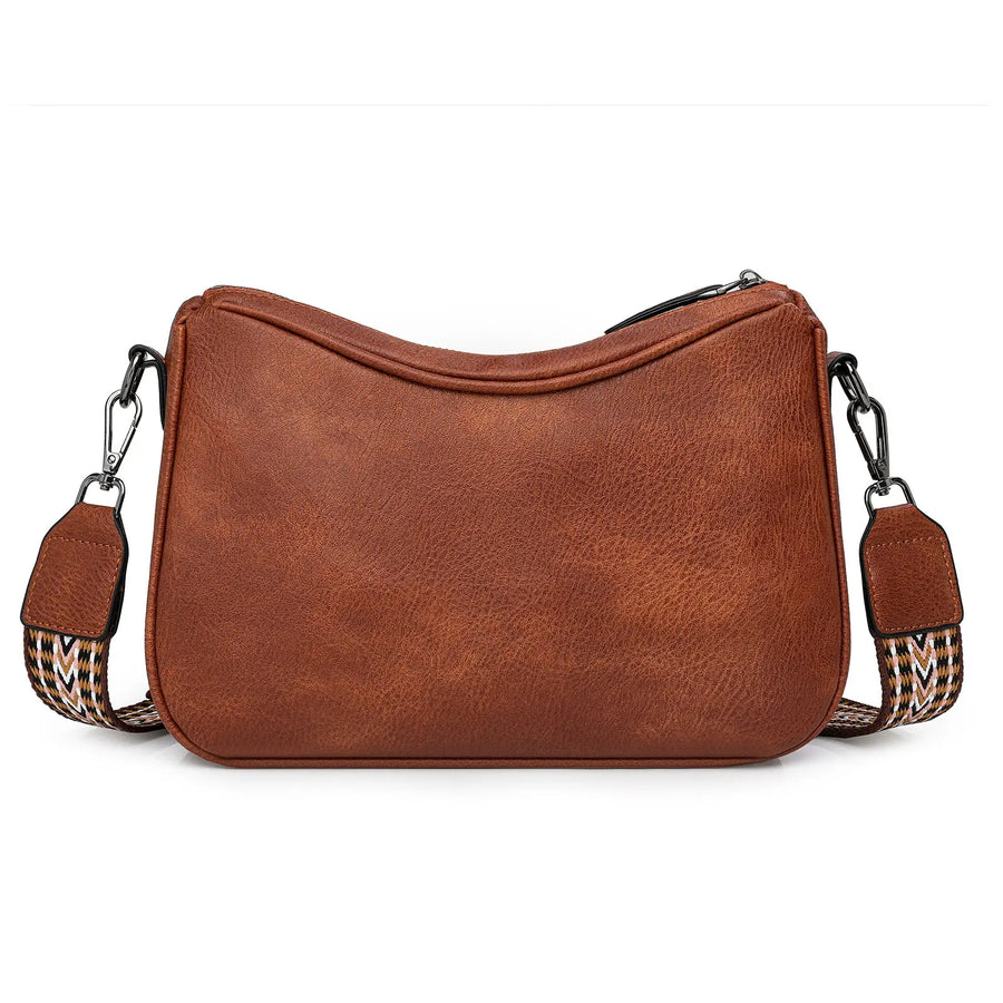 Aruary Studio ｜ Artisanal Jewelry 2025 Minimalist Pillow Shoulder Bag - Wide Strap Crossbody Purse for Women | Solid Color Cylinder Bag