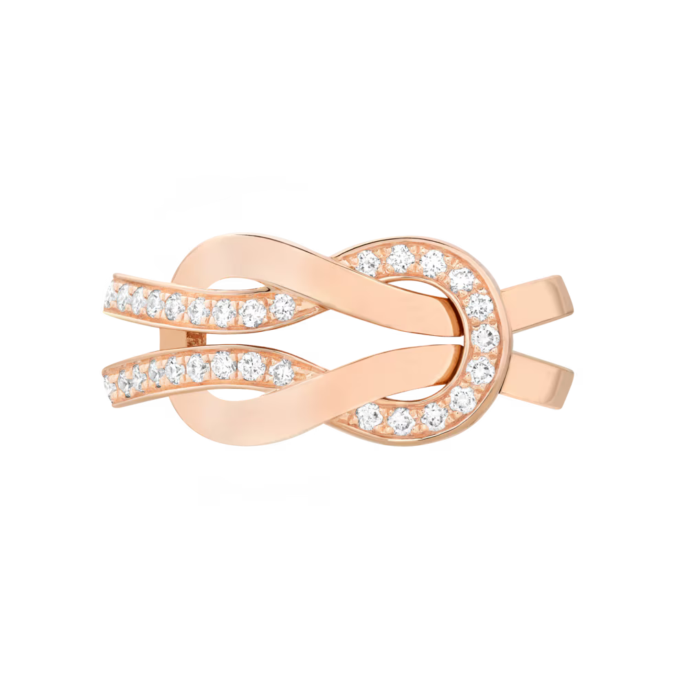 Fédération Fred Chance Infinie Geometric V-Gold Diamond-Accent Stackable Ring - Limited Sizes Aruary Studio ｜ Artisanal Jewelry