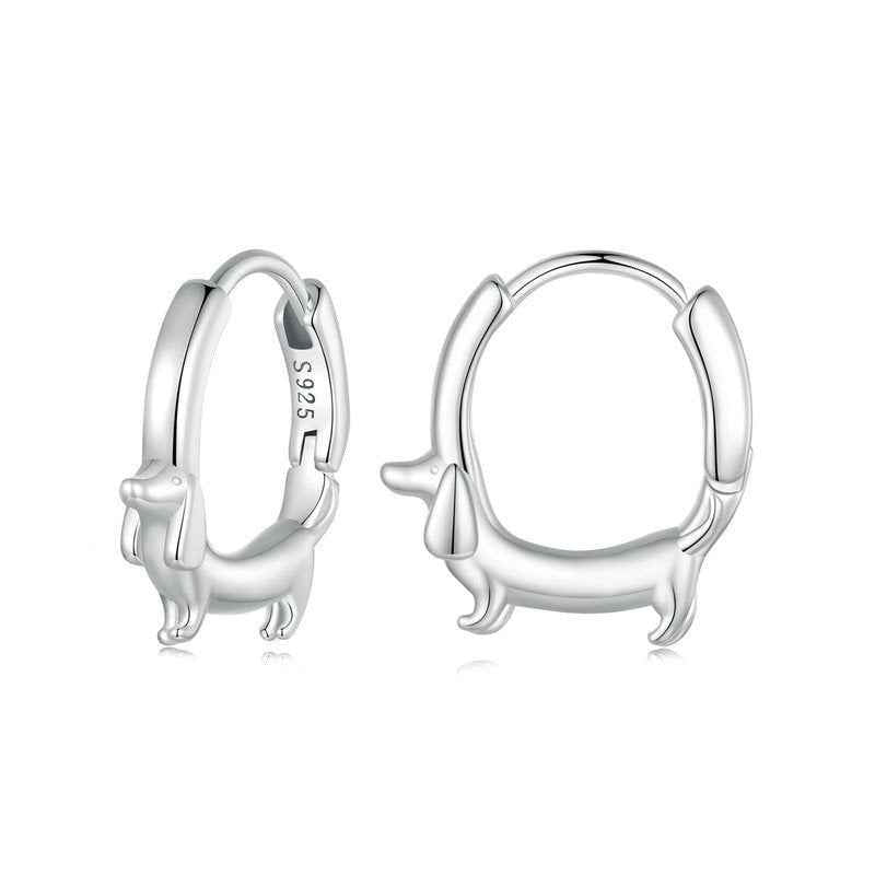 Dachshund Huggie Earrings for Dog Lovers – Adorable Dachshund Earrings