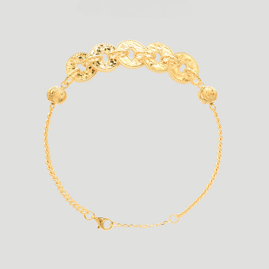 Yuqing Realm ｜ Accessories Boutique AG925 Sterling Silver Intricate Circular Bracelet BB1265RCZ0108