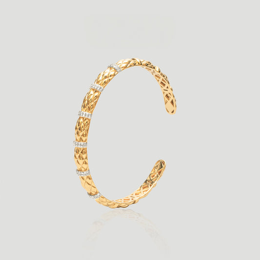 Yuqing Realm ｜ Unleash the charming goddess within you AG925 SILVER COLOR SEPARATION PLATING PROCESS/ CUBIC ZIRCONIA Bracelet BBIDW515AS096