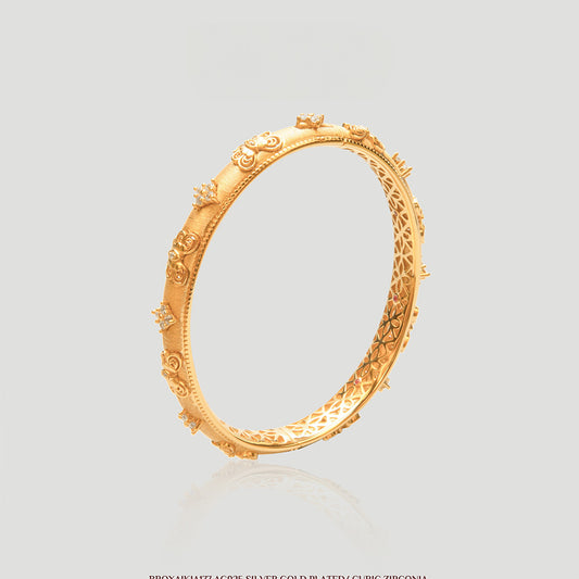 Yuqing Realm ｜ Unleash the charming goddess within you AG925 SILVER GOLD PLATED/ CUBIC ZIRCONIA Bracelet BBOXAJKJA177