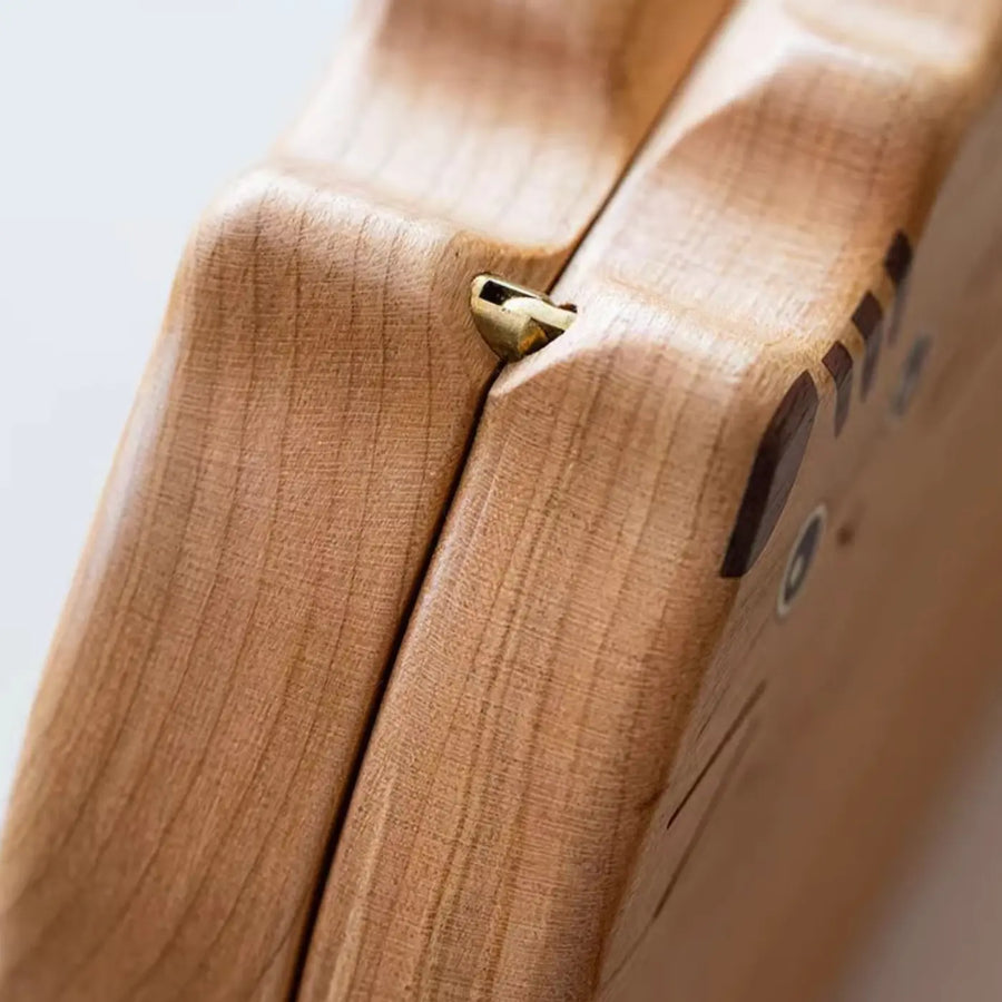 Aruary Studio ｜ Artisanal Jewelry Black Walnut/Cherry Wood Solid Wood Cat Jewelry Box