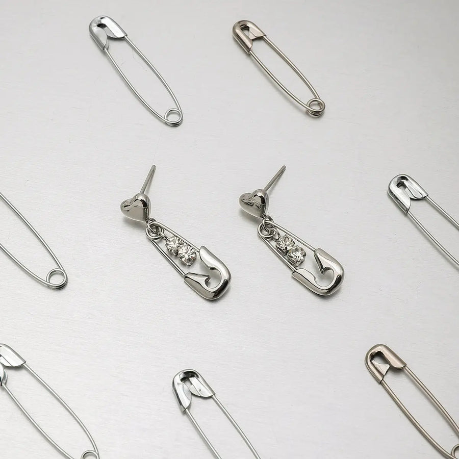 Yuqing Realm ｜ Accessories Boutique Hypoallergenic Titanium Steel Zircon Stud Earrings | 5A Cubic Zirconia | Silver Tone | Everyday Luxury