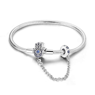 Evil Eye Series Stackable Base Bracelets | Alloy + Zircon - Pandora-Style Personalized Protection Jewelry Aruary Studio ｜ Artisanal Jewelry