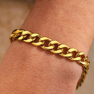 Minimalist Titanium Chain Necklace - 18K Gold Plated Unisex Layering Piece, Adjustable 41-50cm Hip Hop Jewelry My Store
