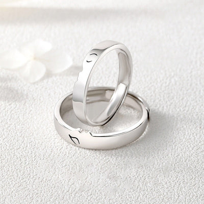 "Love Sealed with a Kiss" Couple Rings Aruary Studio ｜ Artisanal Jewelry
