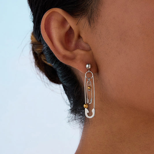 Paperclip-Shaped Earrings