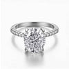Aruary jewelry size guide 2mm pave band 5ct oval moissanite ring dimensions