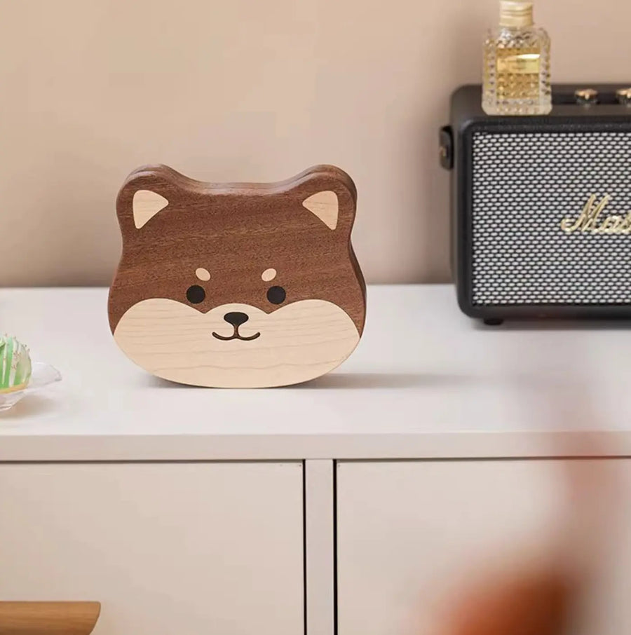 Aruary Studio ｜ Artisanal Jewelry Shiba Inu Ebony Jewelry Box