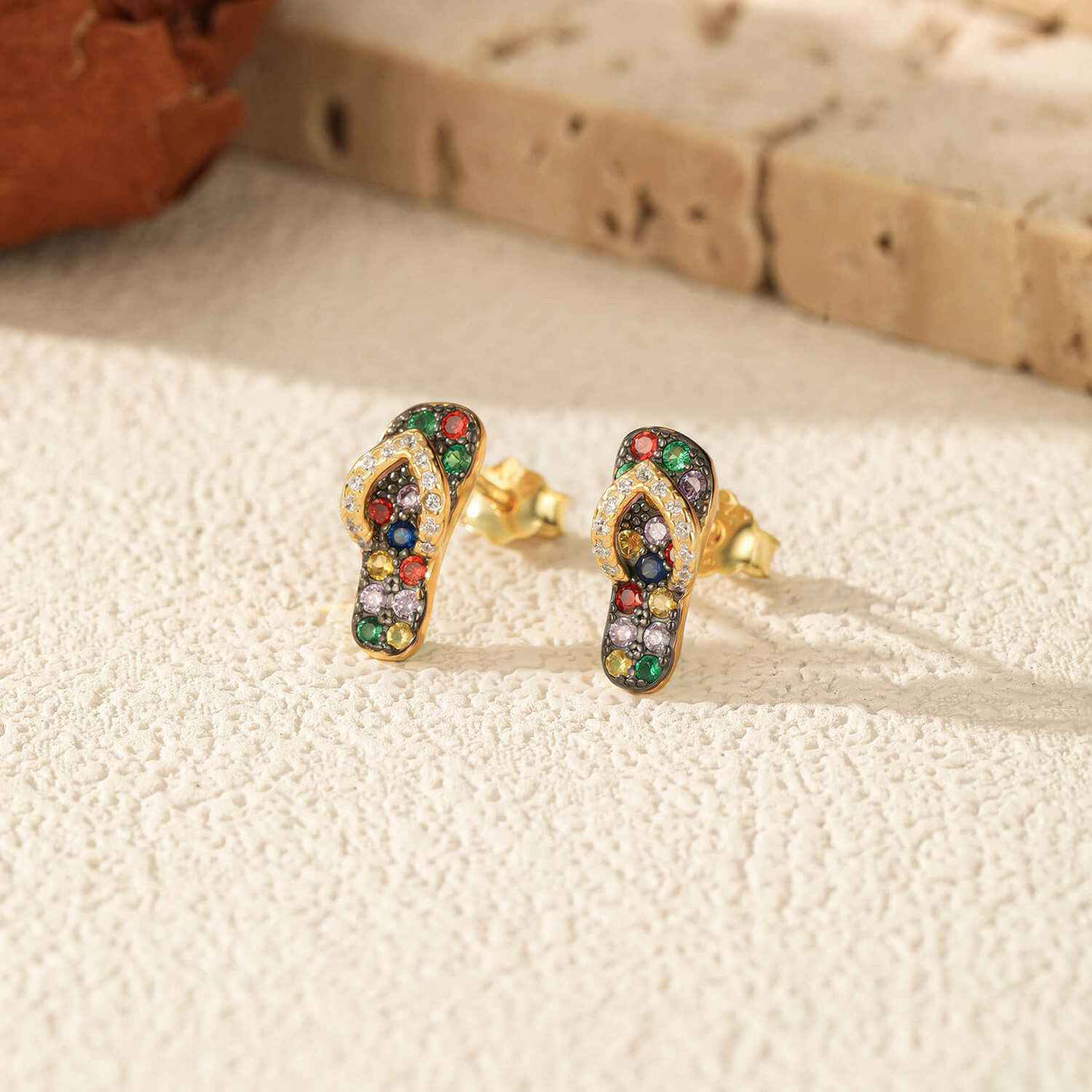 Summer Vibes Flip-Flop Studs for Stylish Seasonal Fun