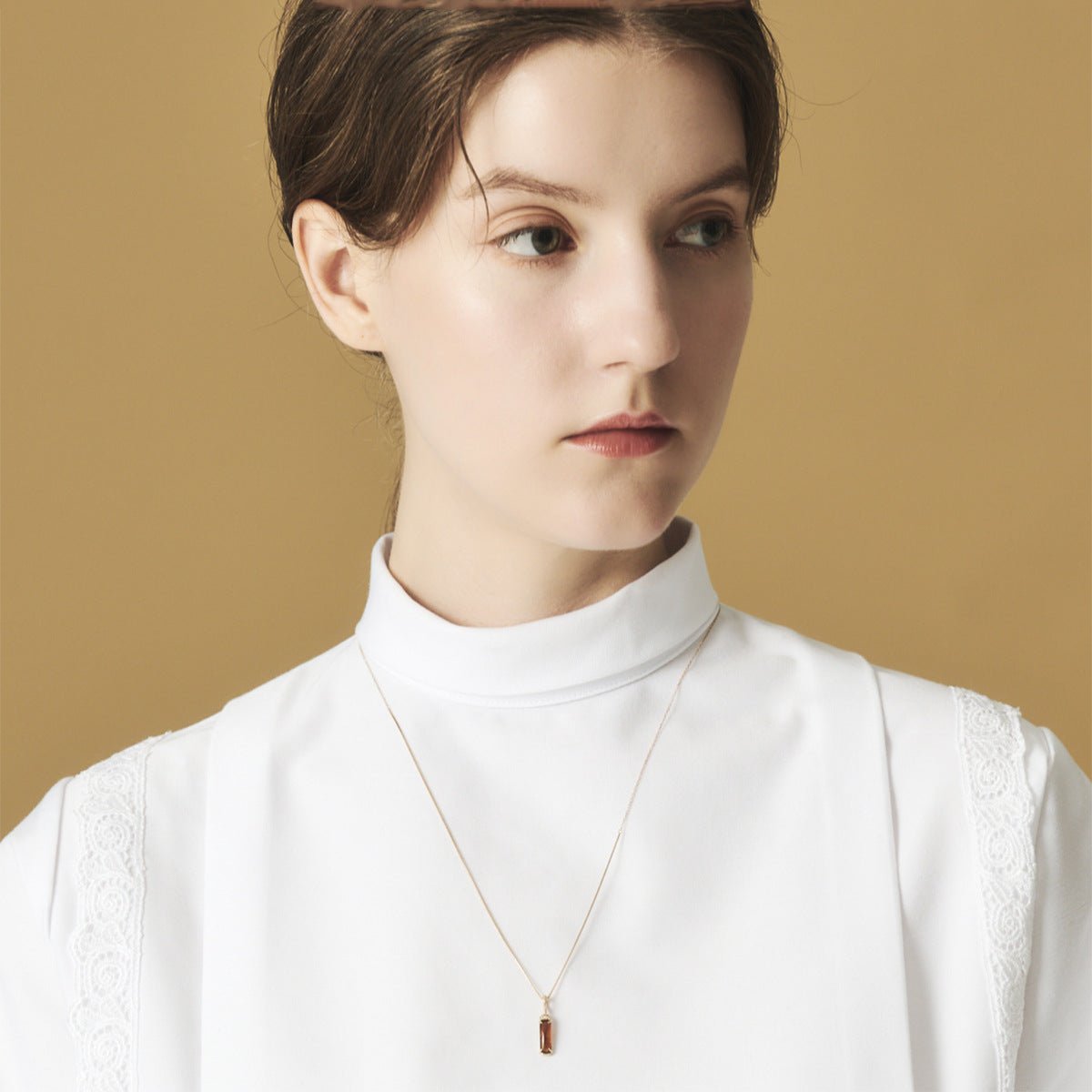 Amber & 925 Sterling Silver Ring | 5A Zircon Accent - Aruary Studio ｜ Artisanal Jewelry