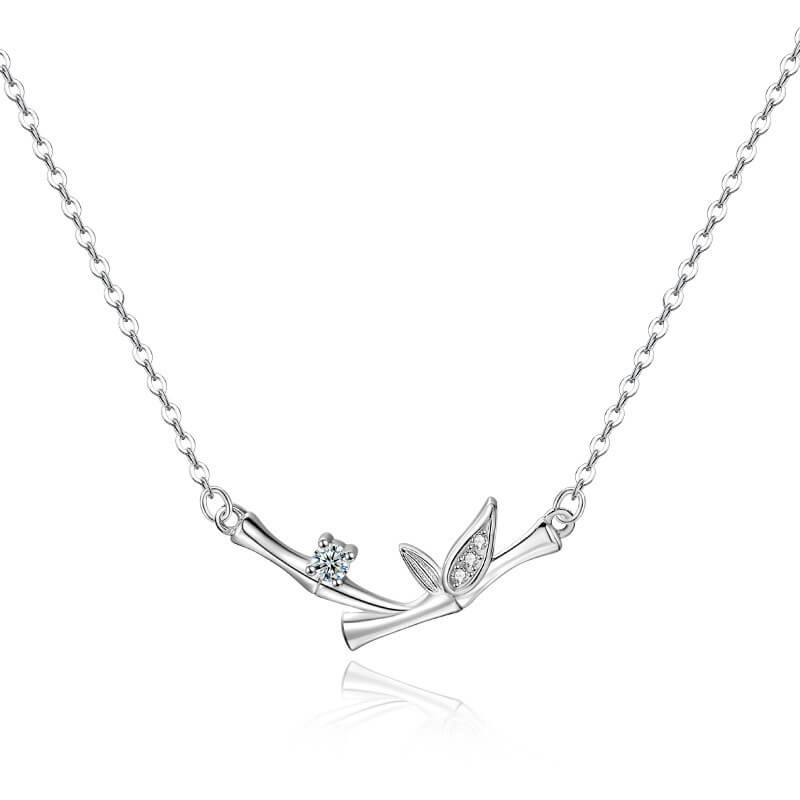 Bamboo Peace & Prosperity Necklace - Aruary Studio ｜ Artisanal Jewelry