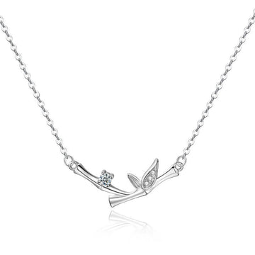 Bamboo Peace & Prosperity Necklace - Aruary Studio ｜ Artisanal Jewelry