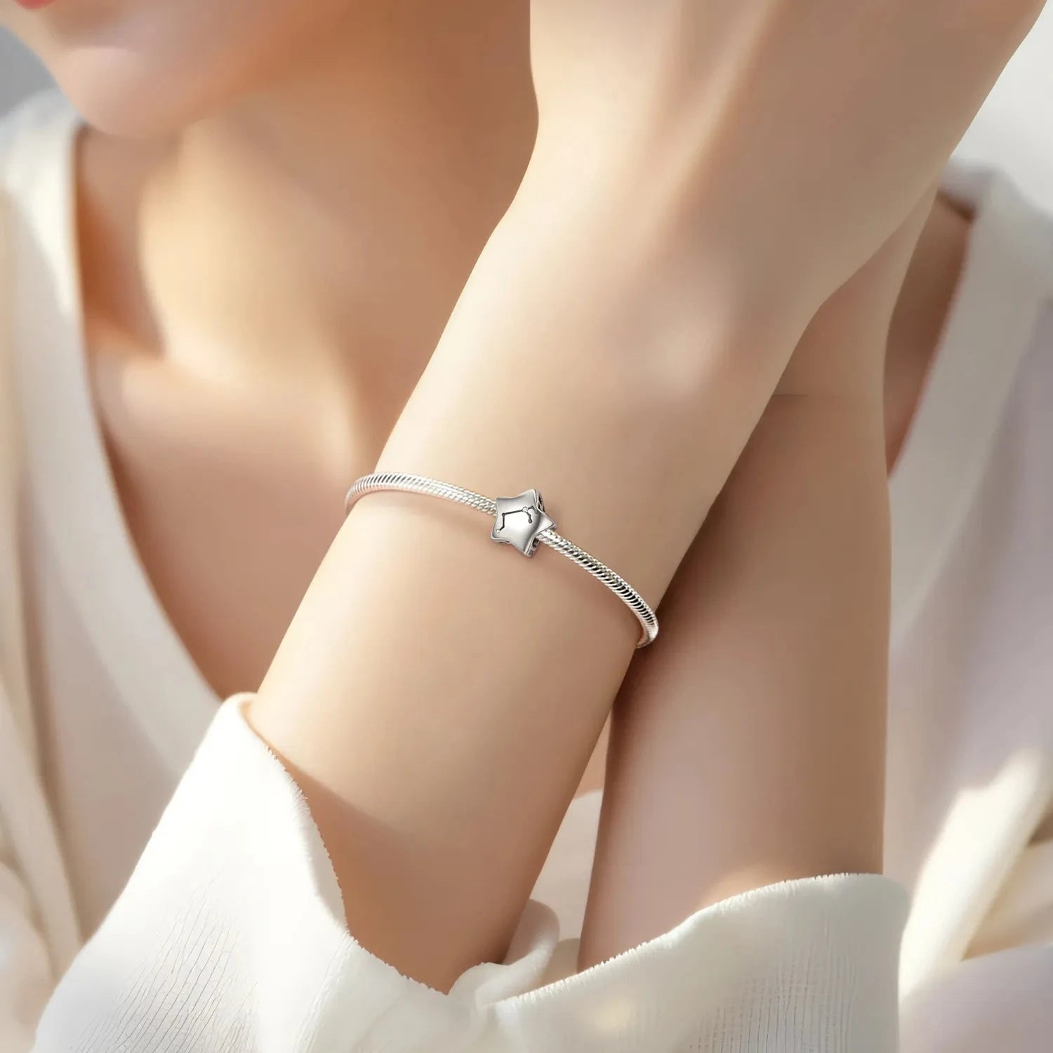 Combination Bracelet with Beads：Twelve Zodiac Signs（S925） - Aruary Studio ｜ Artisanal Jewelry