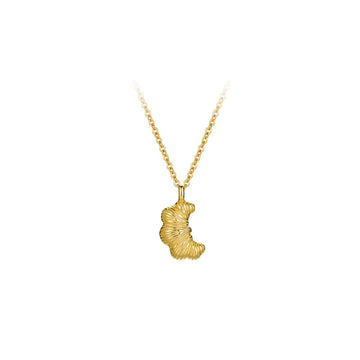 Croissant Bread Pendant Necklace - Aruary Studio ｜ Artisanal Jewelry