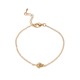 Dainty Heart Zircon Gold - Plated Bracelet | 5A Zircon + Gold - Plated - Aruary Studio ｜ Artisanal Jewelry