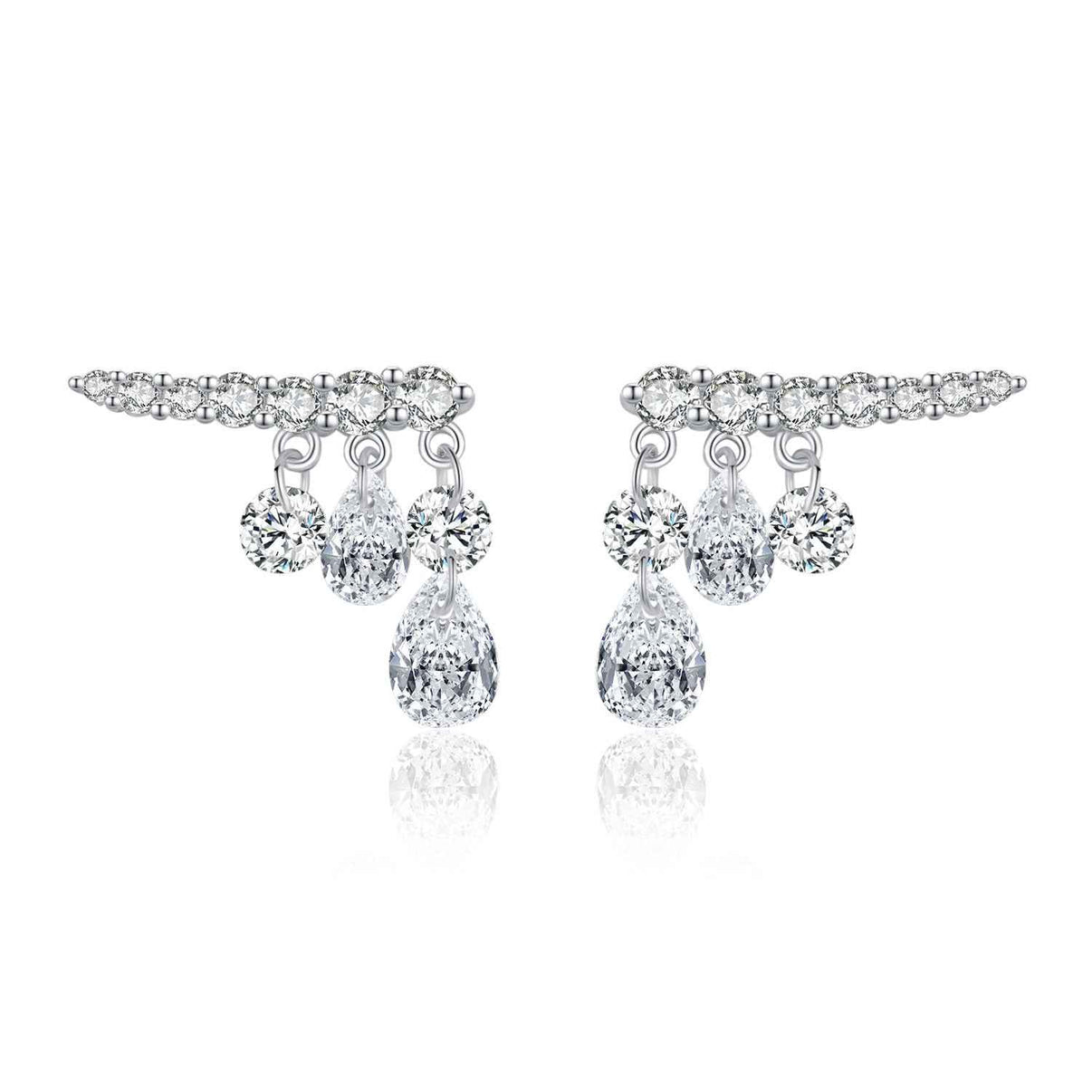 "Stardust Waterfall" Kinetic Ear Climbers