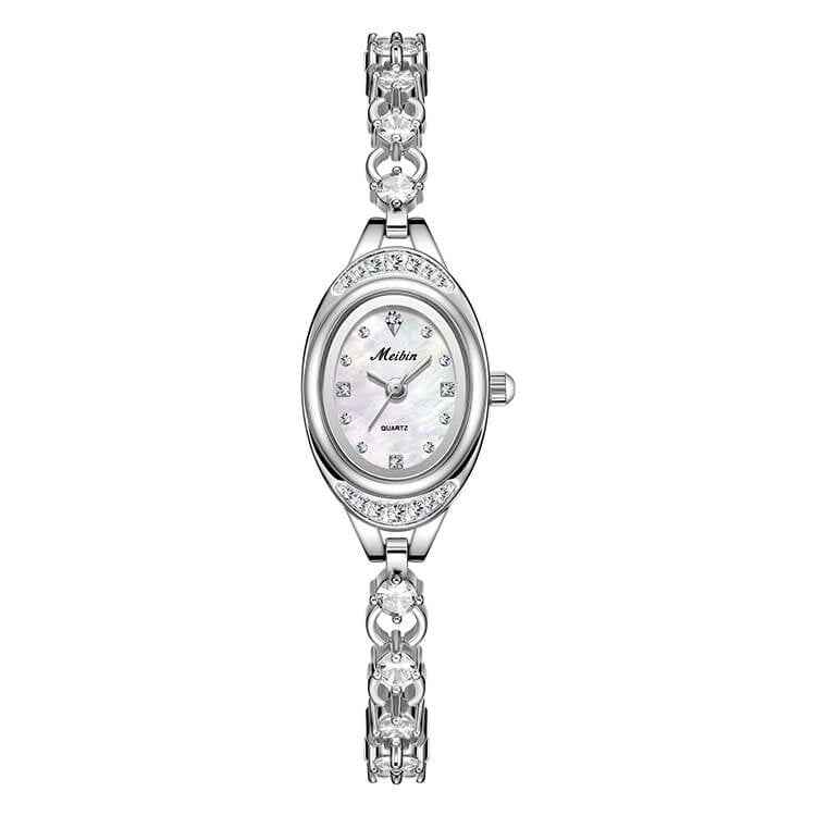Oval Mother-of-Pearl Jewelry Watch