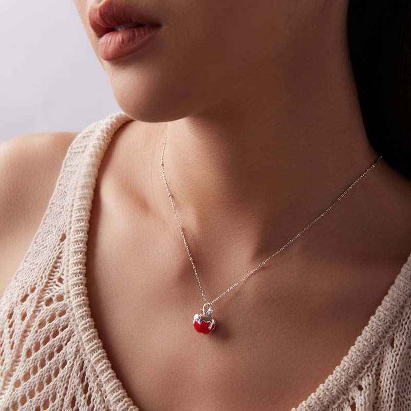 "Eternal Heirloom" Apple Locket Necklace
