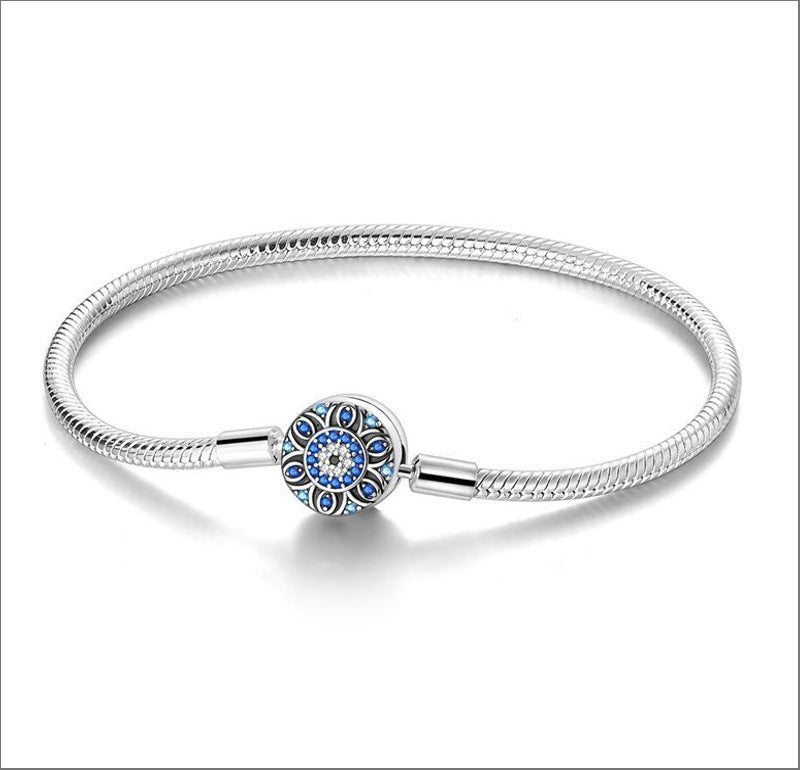 Evil Eye Series Stackable Base Bracelets | Alloy + Zircon - Pandora - Style Personalized Protection Jewelry - Aruary Studio ｜ Artisanal Jewelry