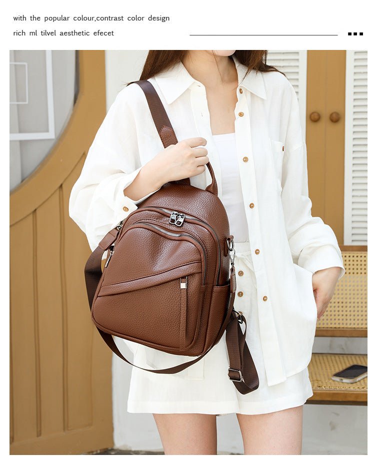 Large Capacity Travel Backpack for Women - Stylish Everyday Carry, Durable Laptop Daypack - Aruary Studio ｜ Artisanal Jewelry