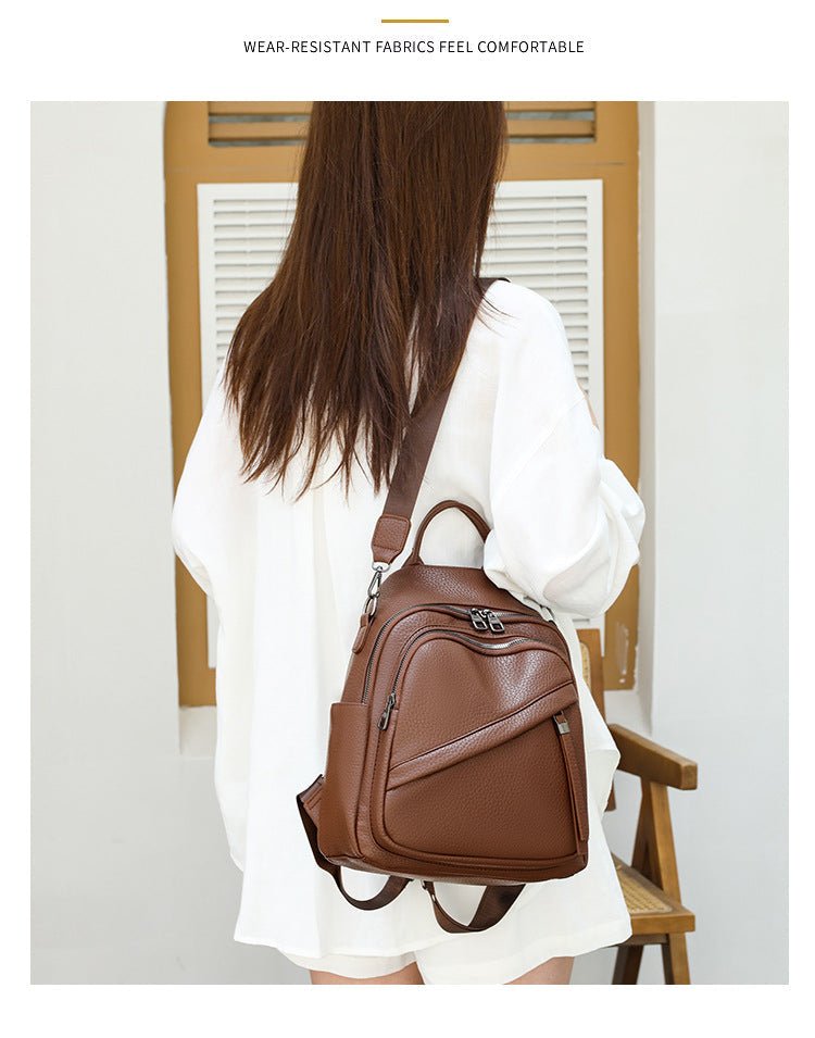 Large Capacity Travel Backpack for Women - Stylish Everyday Carry, Durable Laptop Daypack - Aruary Studio ｜ Artisanal Jewelry