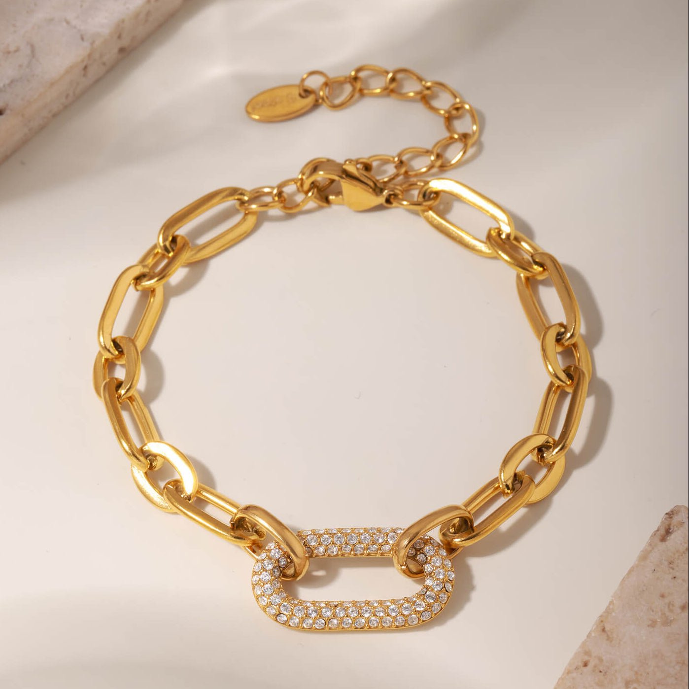 Micro - Pavé Zircon Collarbone Necklace/Bracelet - Aruary Studio ｜ Artisanal Jewelry