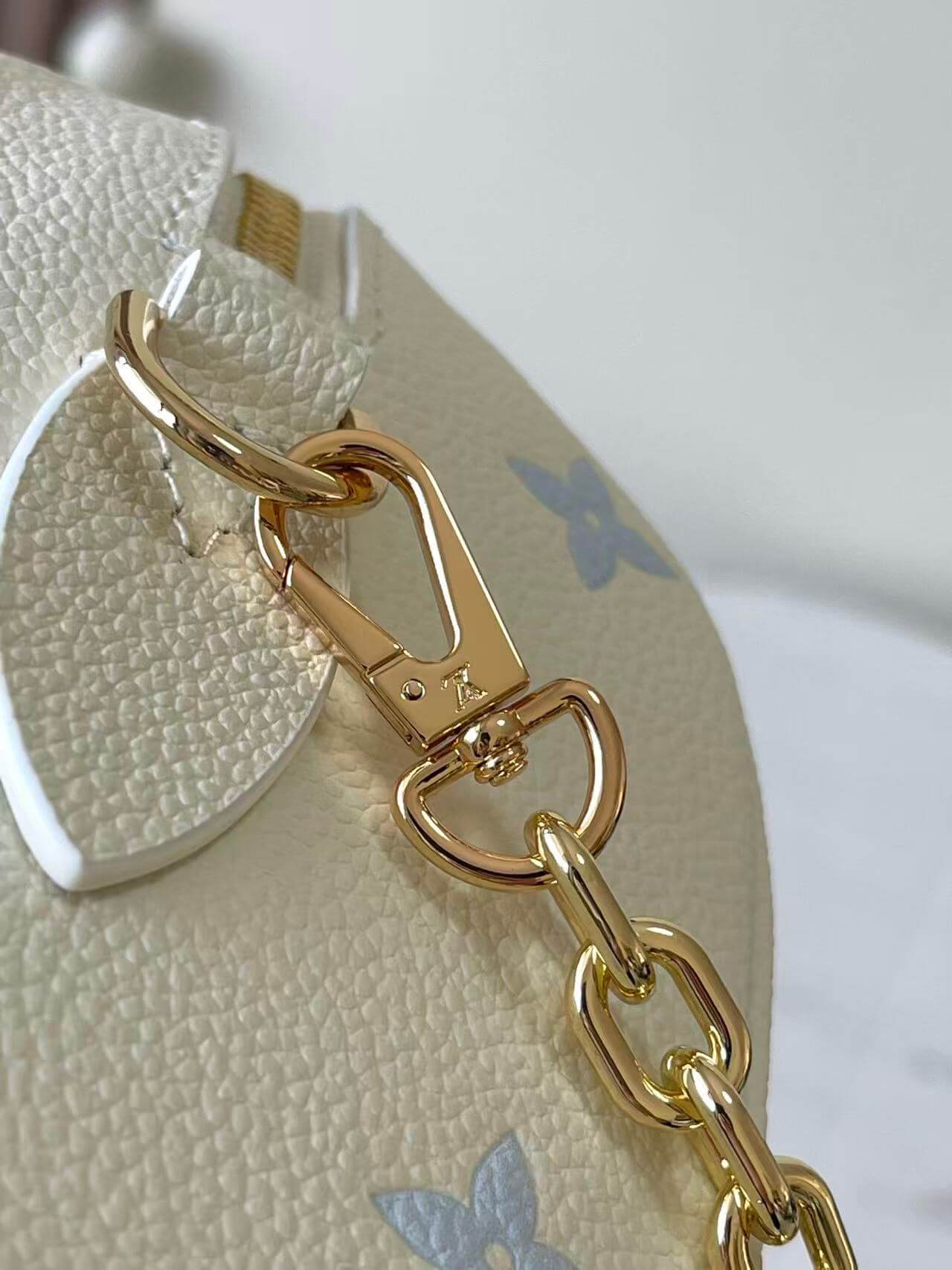 Premium Monogram Empreinte Speedy Bandoulière 20 | Grained Leather Mini Doctor Bag | Pastel Blue & Green Luxury Crossbody for Women