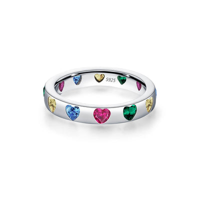 🎁 Selected Specials of the Week | Dopamine Color Palette Ring Collection | S925 Sterling Silver + Colorful Gemstones - Vibrant Joy for Your Fingers - Aruary Studio ｜ Artisanal Jewelry