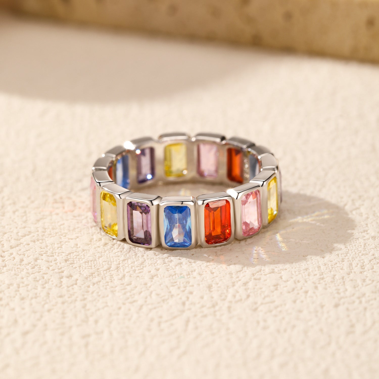 🎁 Selected Specials of the Week | Dopamine Color Palette Ring Collection | S925 Sterling Silver + Colorful Gemstones - Vibrant Joy for Your Fingers - Aruary Studio ｜ Artisanal Jewelry