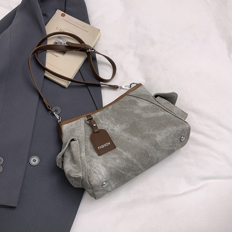 Small Women’s Crossbody Shoulder Bag | PU Leather Casual Tote - Aruary Studio ｜ Artisanal Jewelry