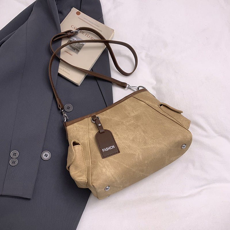 Small Women’s Crossbody Shoulder Bag | PU Leather Casual Tote - Aruary Studio ｜ Artisanal Jewelry