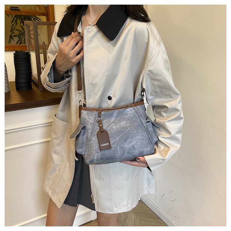 Small Women’s Crossbody Shoulder Bag | PU Leather Casual Tote - Aruary Studio ｜ Artisanal Jewelry