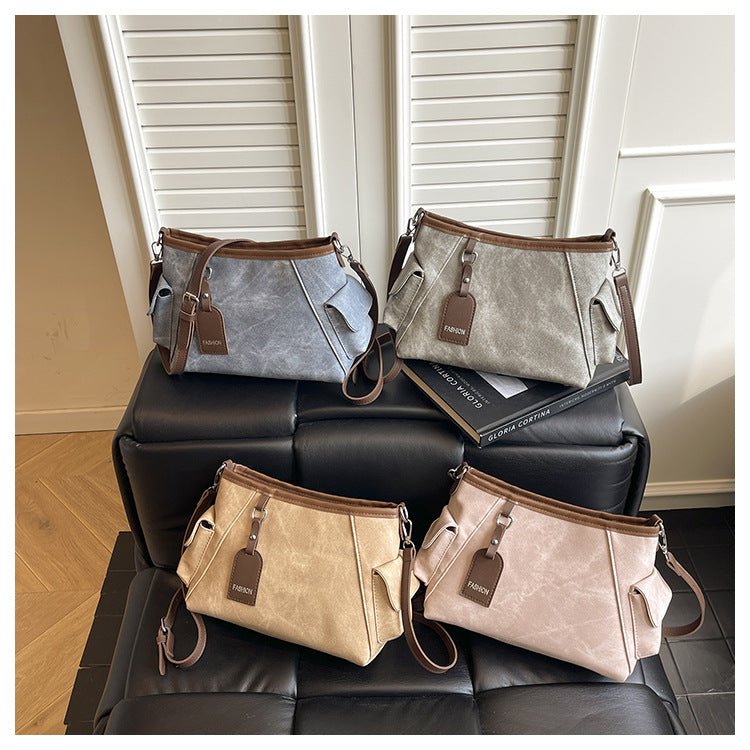 Small Women’s Crossbody Shoulder Bag | PU Leather Casual Tote - Aruary Studio ｜ Artisanal Jewelry