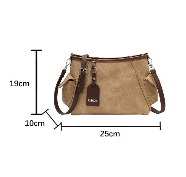 Small Women’s Crossbody Shoulder Bag | PU Leather Casual Tote - Aruary Studio ｜ Artisanal Jewelry