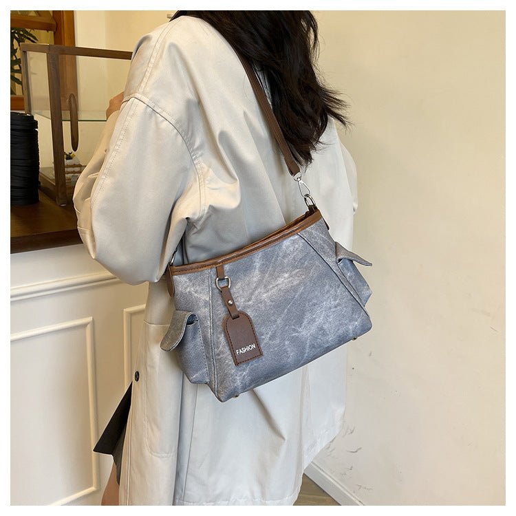 Small Women’s Crossbody Shoulder Bag | PU Leather Casual Tote - Aruary Studio ｜ Artisanal Jewelry