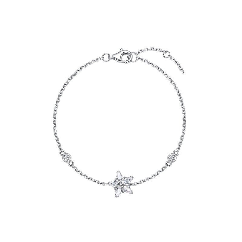 Star Zircon Necklace | 925 Sterling Silver - Aruary Studio ｜ Artisanal Jewelry