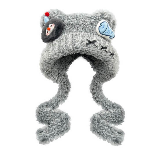 Teddy bear plush hat | Polyester Fleece - Aruary Studio ｜ Artisanal Jewelry