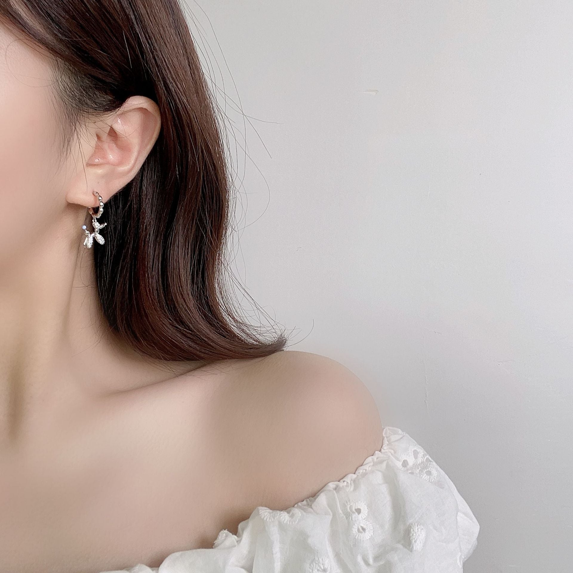 Whimsical Balloon Dog Asymmetric Stud Earrings - Aruary Studio ｜ Artisanal Jewelry